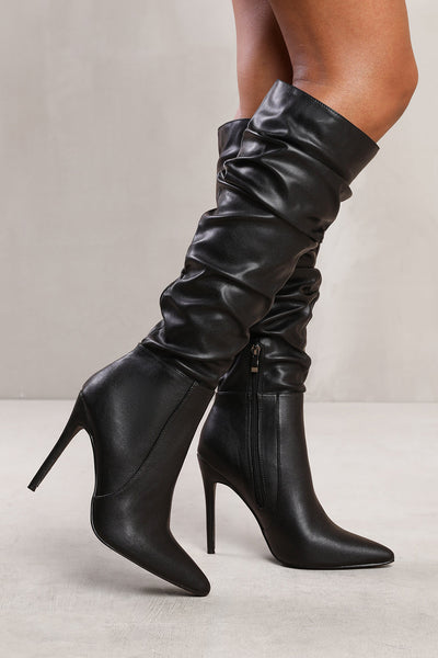 Asos Men's Thigh High Boots Uk ALESSIA BELOW KNEE HIGH HEEL