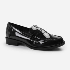 HOUSTON SLIP ON LOAFER IN BLACK PATENT