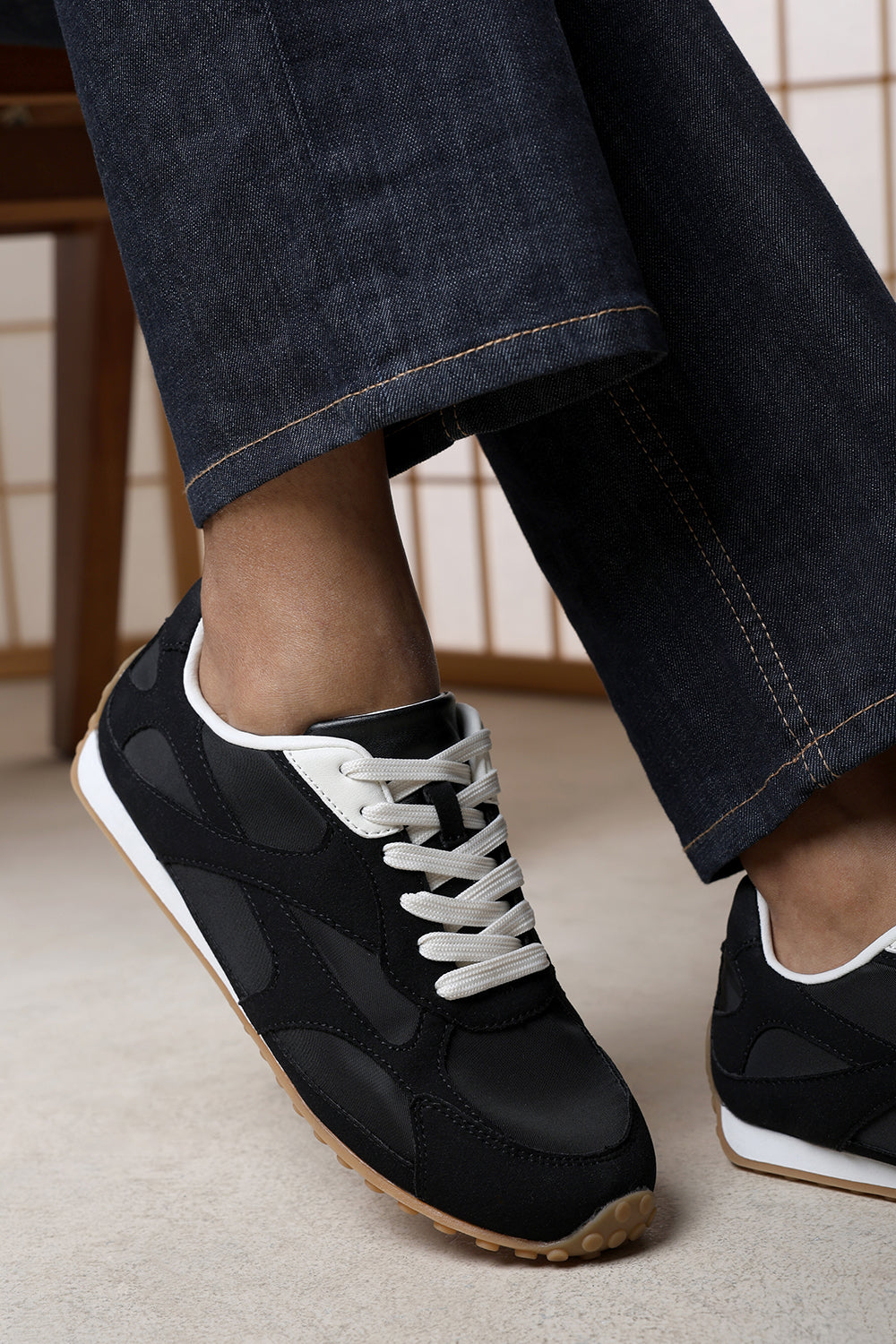 Marleigh Suede Retro Runner Trainer