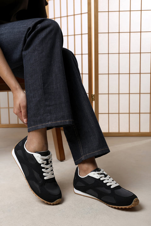 Marleigh Suede Retro Runner Trainer