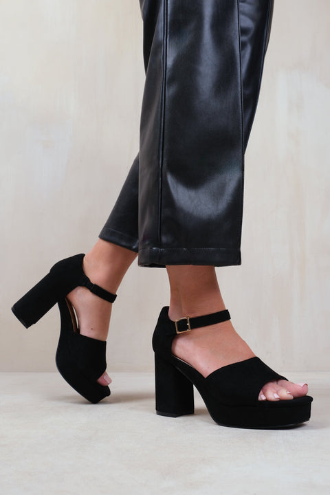 Platform heels wide fit best sale