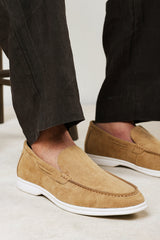 Trent Suede Slip On Easy Loafer