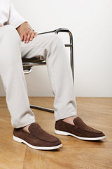 Trent Suede Slip On Easy Loafer