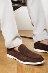 Trent Suede Slip On Easy Loafer