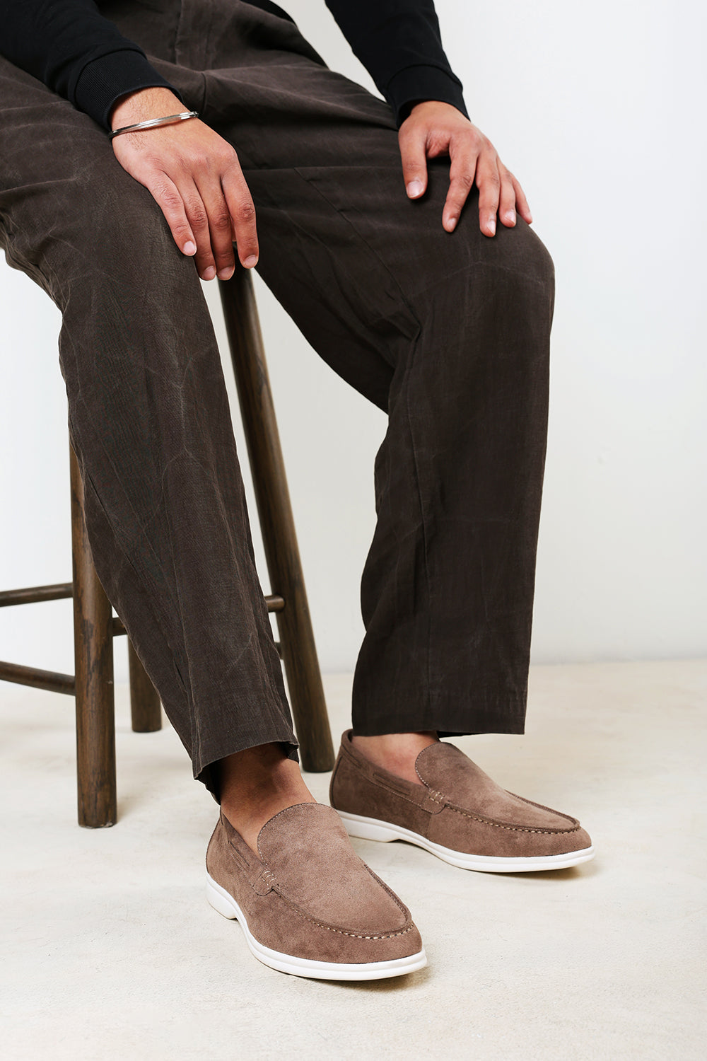 Trent Suede Slip On Easy Loafer
