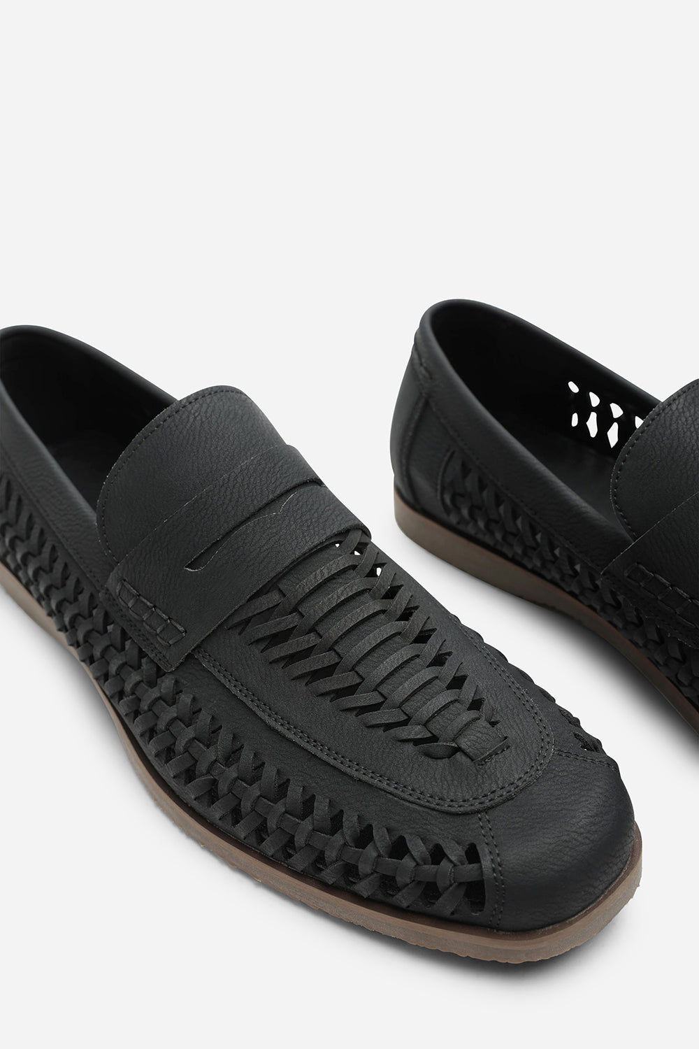 Colby Weave Slip on Loafers