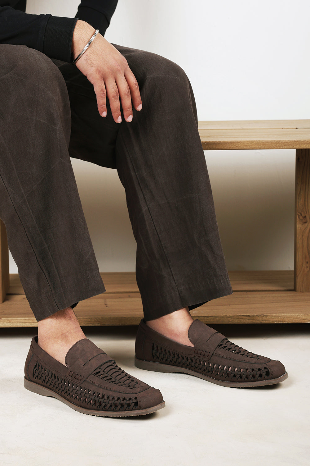 Colby Weave Slip on Loafers