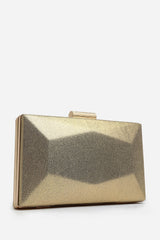 Carvela Embellished Evening Clutch In Gold