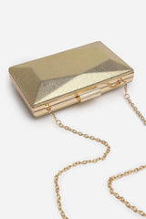 Carvela Embellished Evening Clutch In Gold