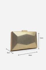 Carvela Embellished Evening Clutch In Gold