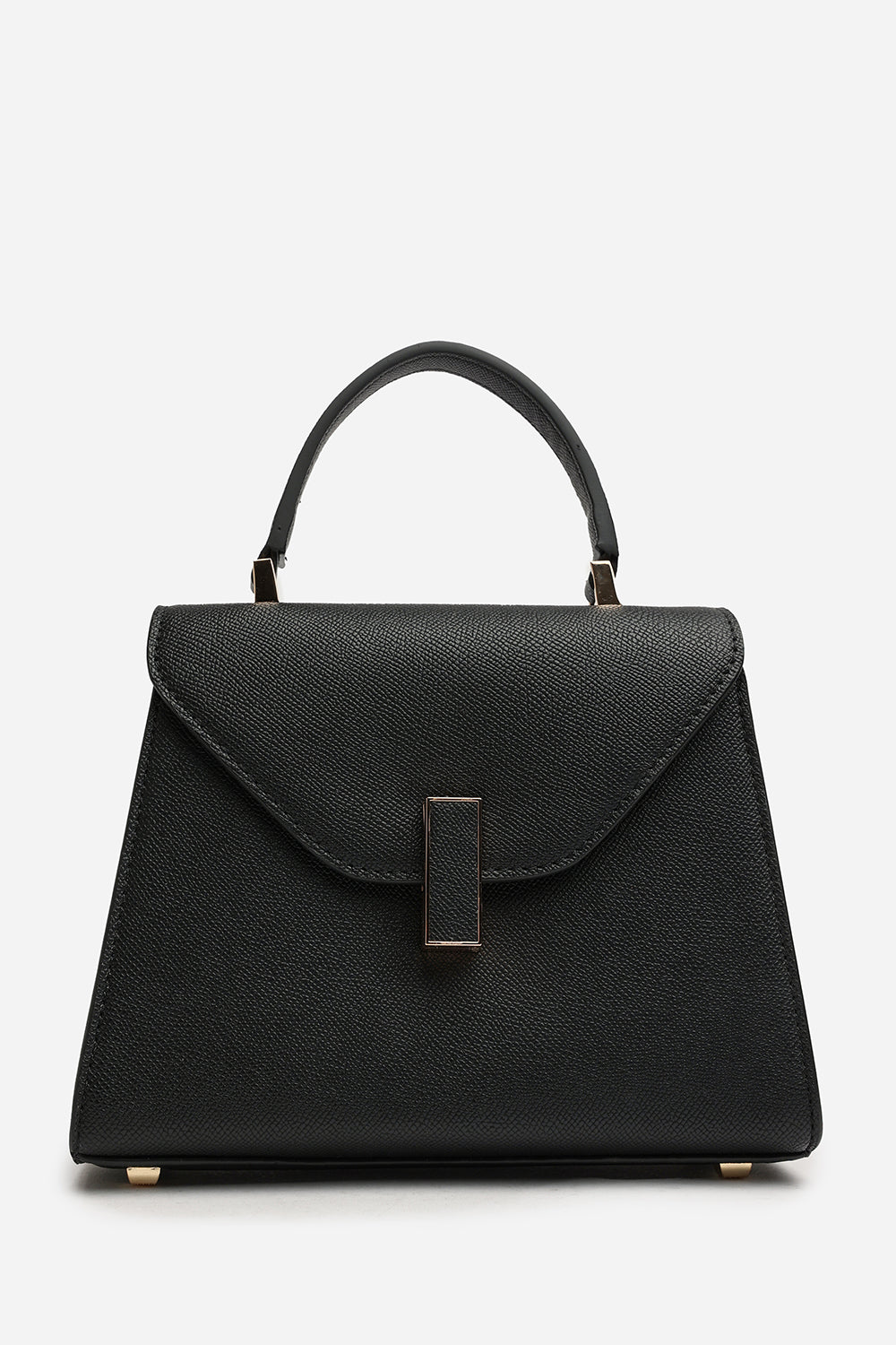 Mareas Elegant Top Handle Shoulder Bag In Black