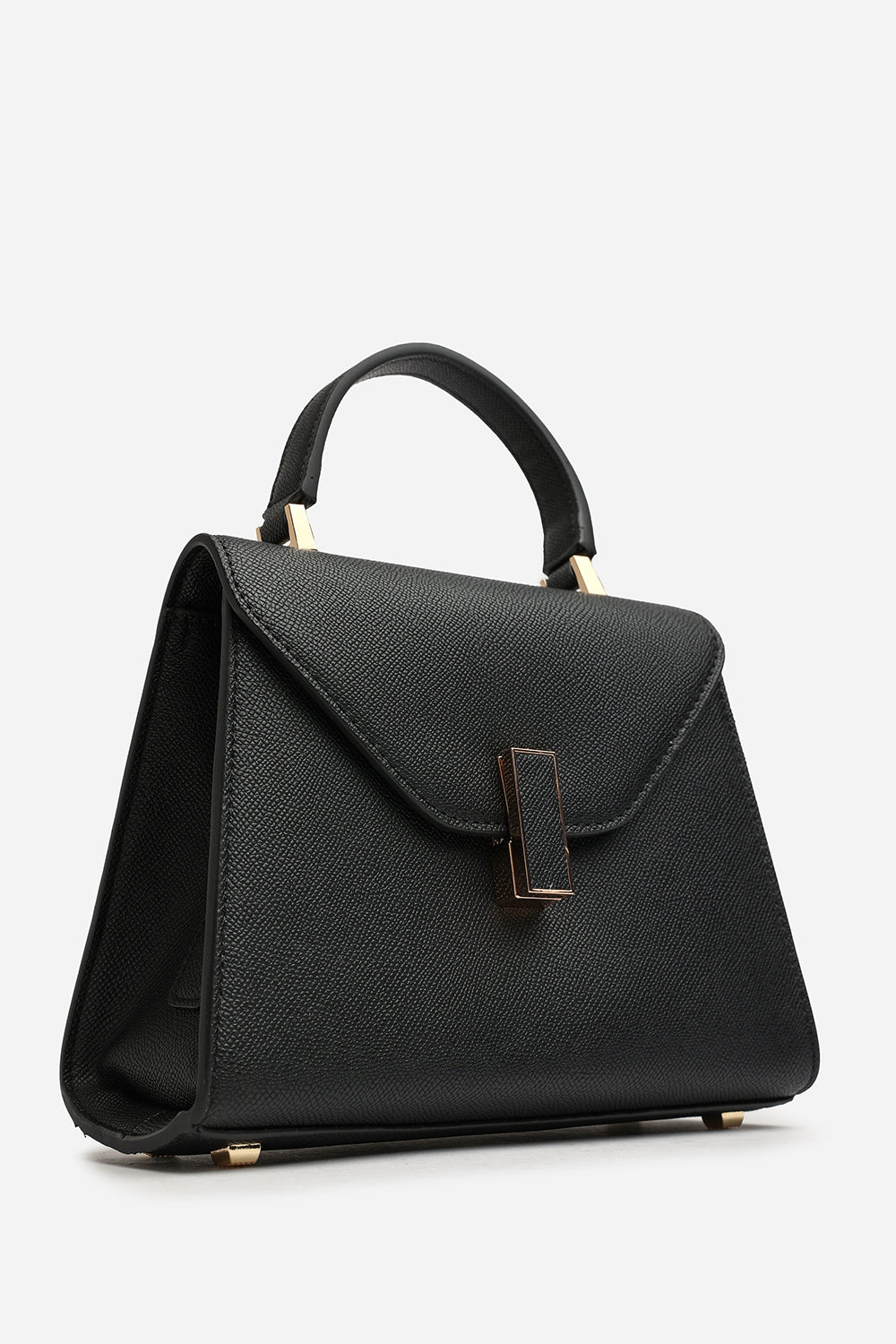 Mareas Elegant Top Handle Shoulder Bag In Black