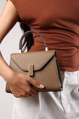 Mareas Elegant Top Handle Shoulder Bag In Brown