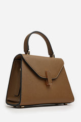 Mareas Elegant Top Handle Shoulder Bag In Brown