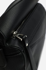 Abrazo Geometric Top Handle Bag in Black