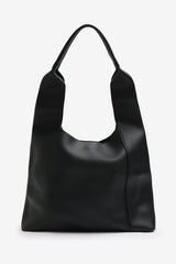 Blush Luxury Black Shoulder Tote Bag With Minimalist Design
