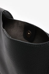 Blush Luxury Black Shoulder Tote Bag With Minimalist Design