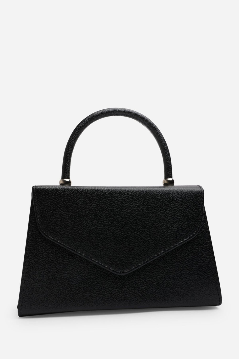 Marina Structured Top Handle Shoulder Bag In Black