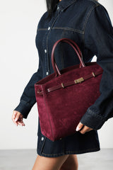 Grelle Belt Lock Detail Tote Bag