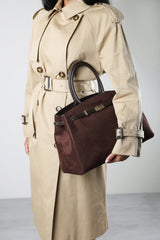 Grelle Belt Lock Detail Tote Bag