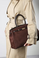 Grelle Belt Lock Detail Tote Bag