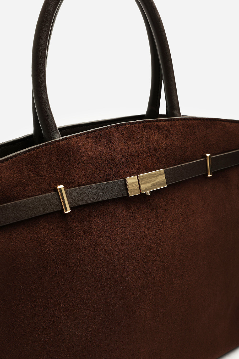 Grelle Belt Lock Detail Tote Bag