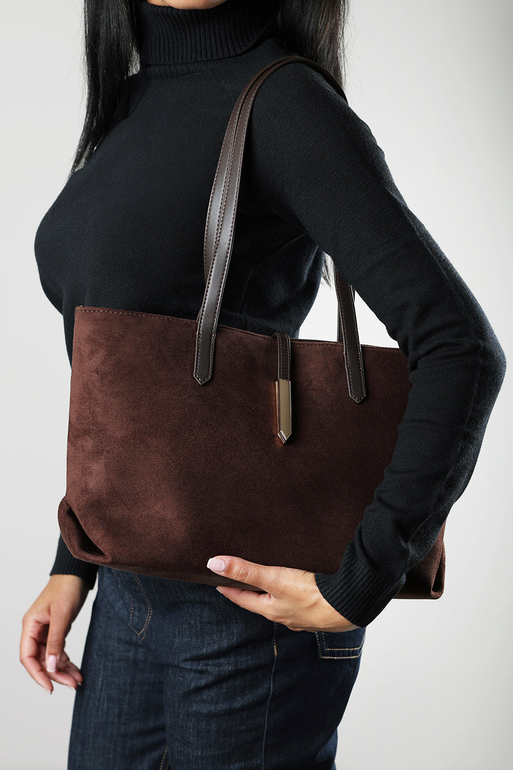 Grexina Tote Bag With Trim Detail