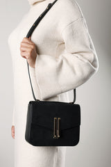 Gelora Cross Body Bag With Clasp Detail