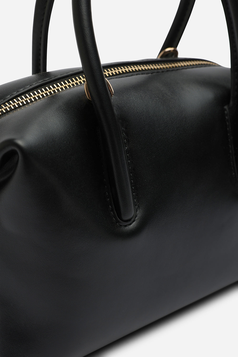 Gavera Leather Mini Bowler Grab Bag