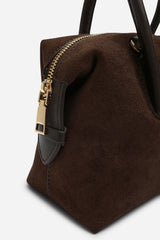 Gavera Leather Mini Bowler Grab Bag