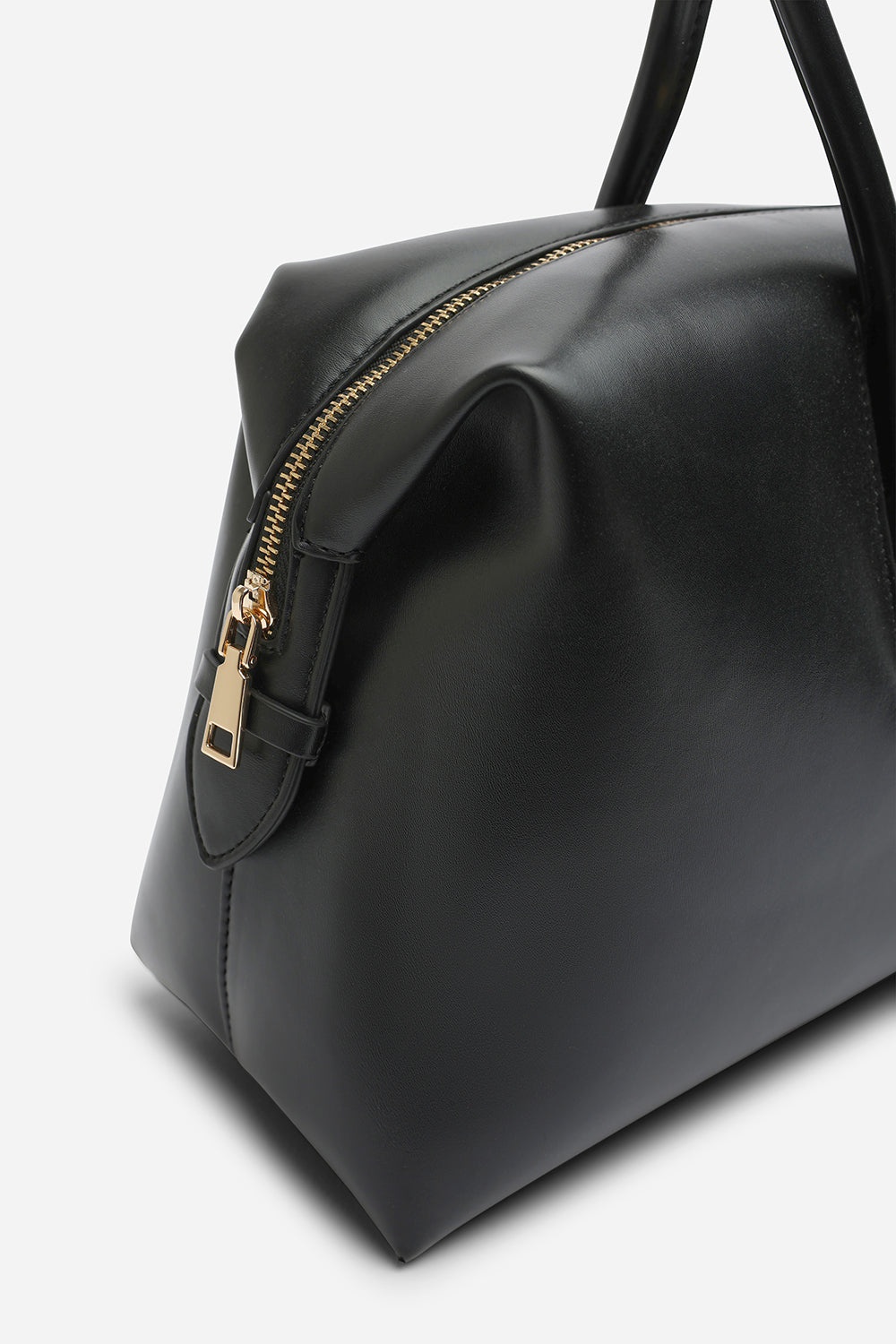 Girelle Leather Bowler Bag