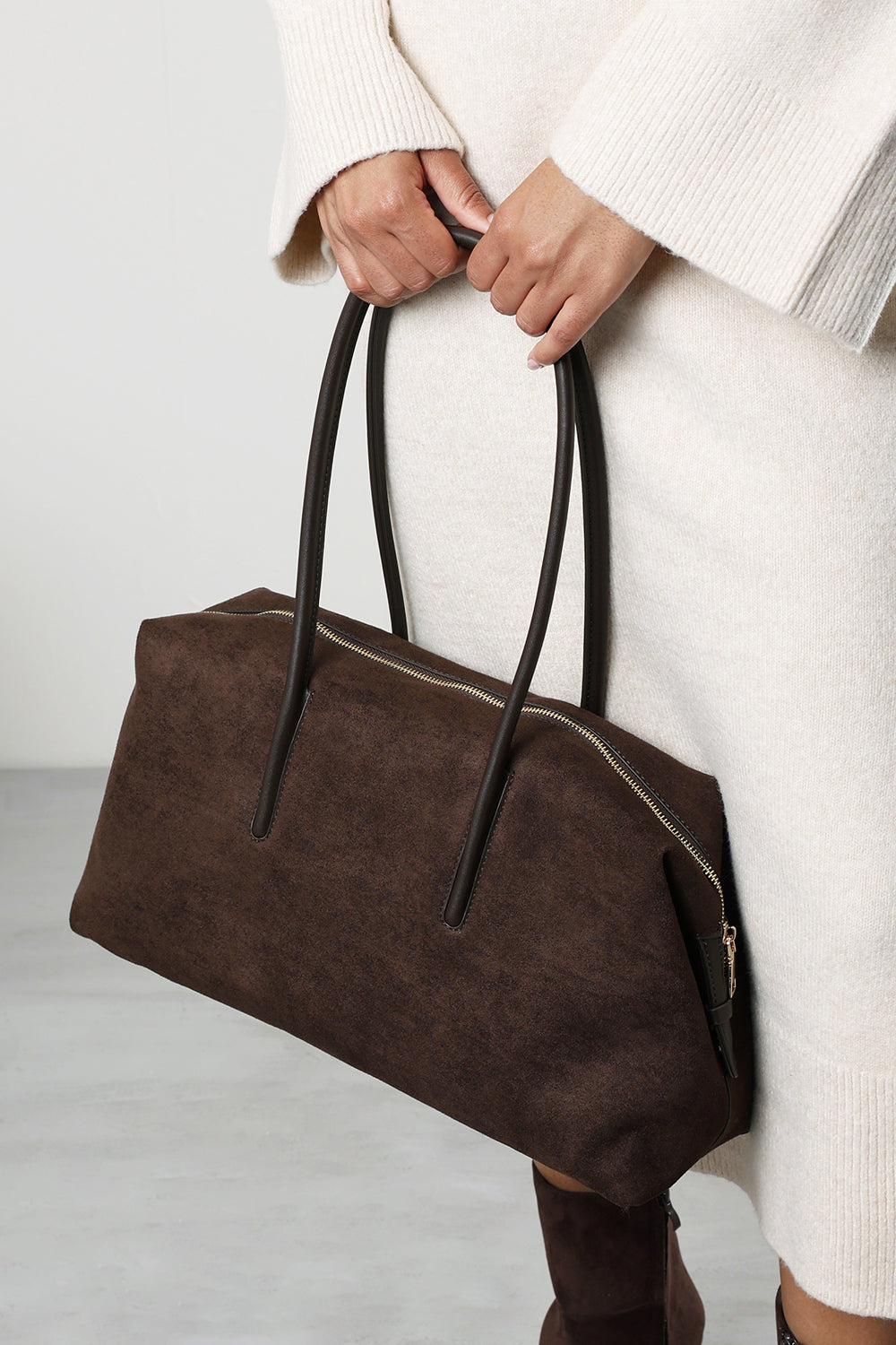 Girelle Leather Bowler Bag