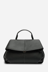 Galyx Leather Top Handle Cross Body Bag