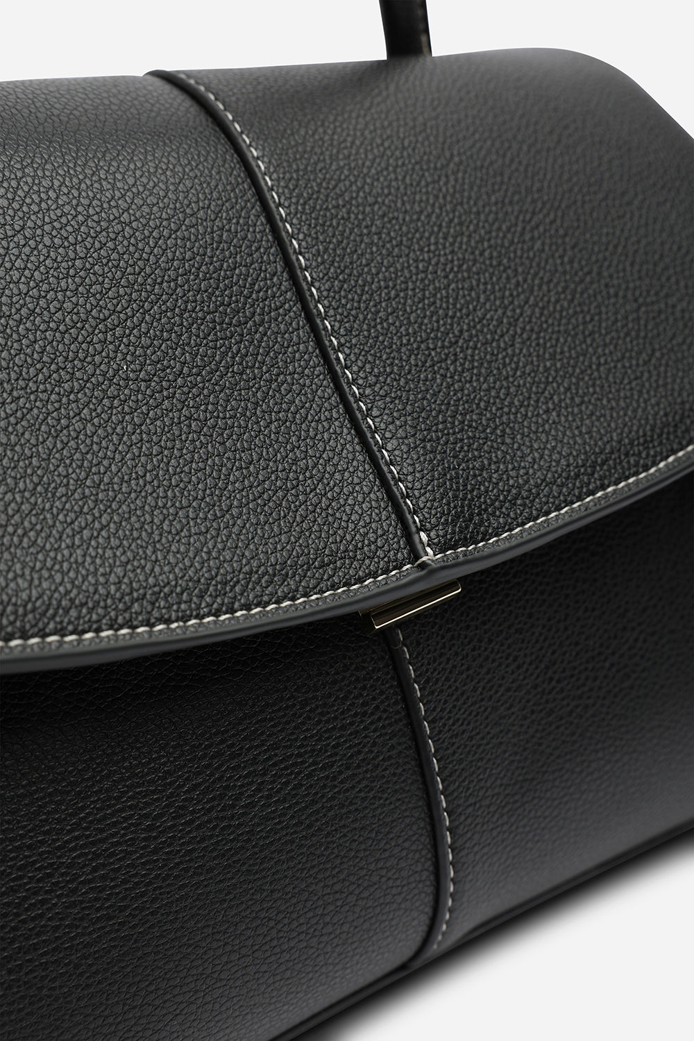 Galyx Leather Top Handle Cross Body Bag