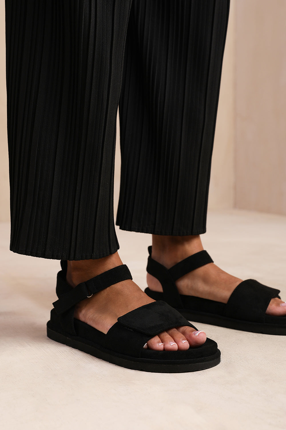 Velcro platform sandals sales