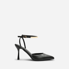 Cheyenne Bar Trim Detail Cut Out Court Shoe Heels