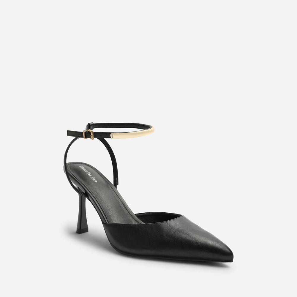 Cheyenne Bar Trim Detail Cut Out Court Shoe Heels