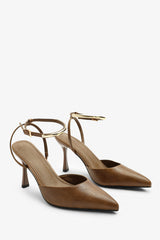 Cheyenne Bar Trim Detail Cut Out Court Shoe Heels