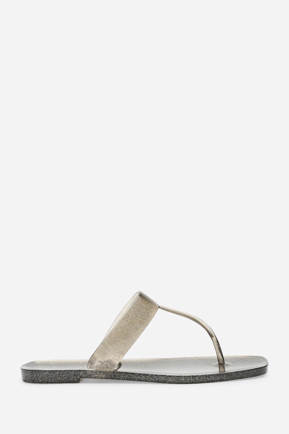 Rosalyn Smoke Glitter Thong Flip Flop Sandals