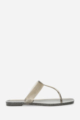 Rosalyn Smoke Glitter Thong Flip Flop Sandals