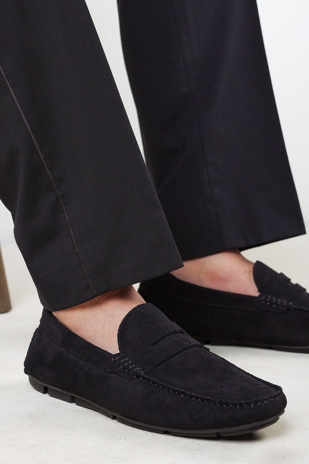 Kyle Suede Slip on Bubble Loafer