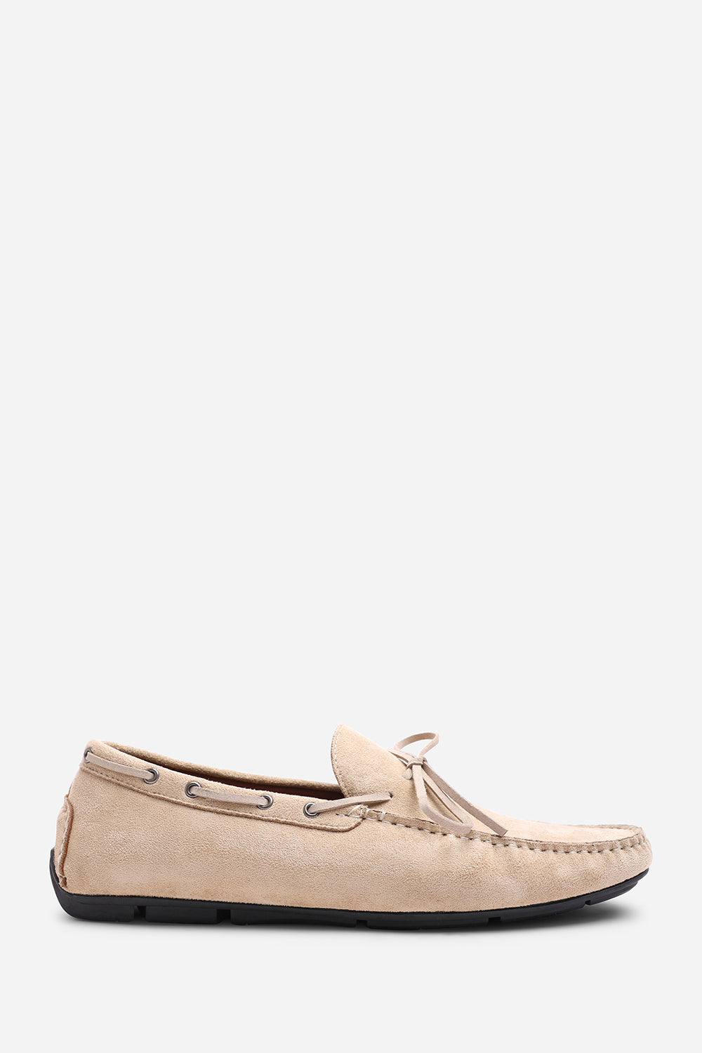 Carter Suede Slip on Lace Detail Loafer