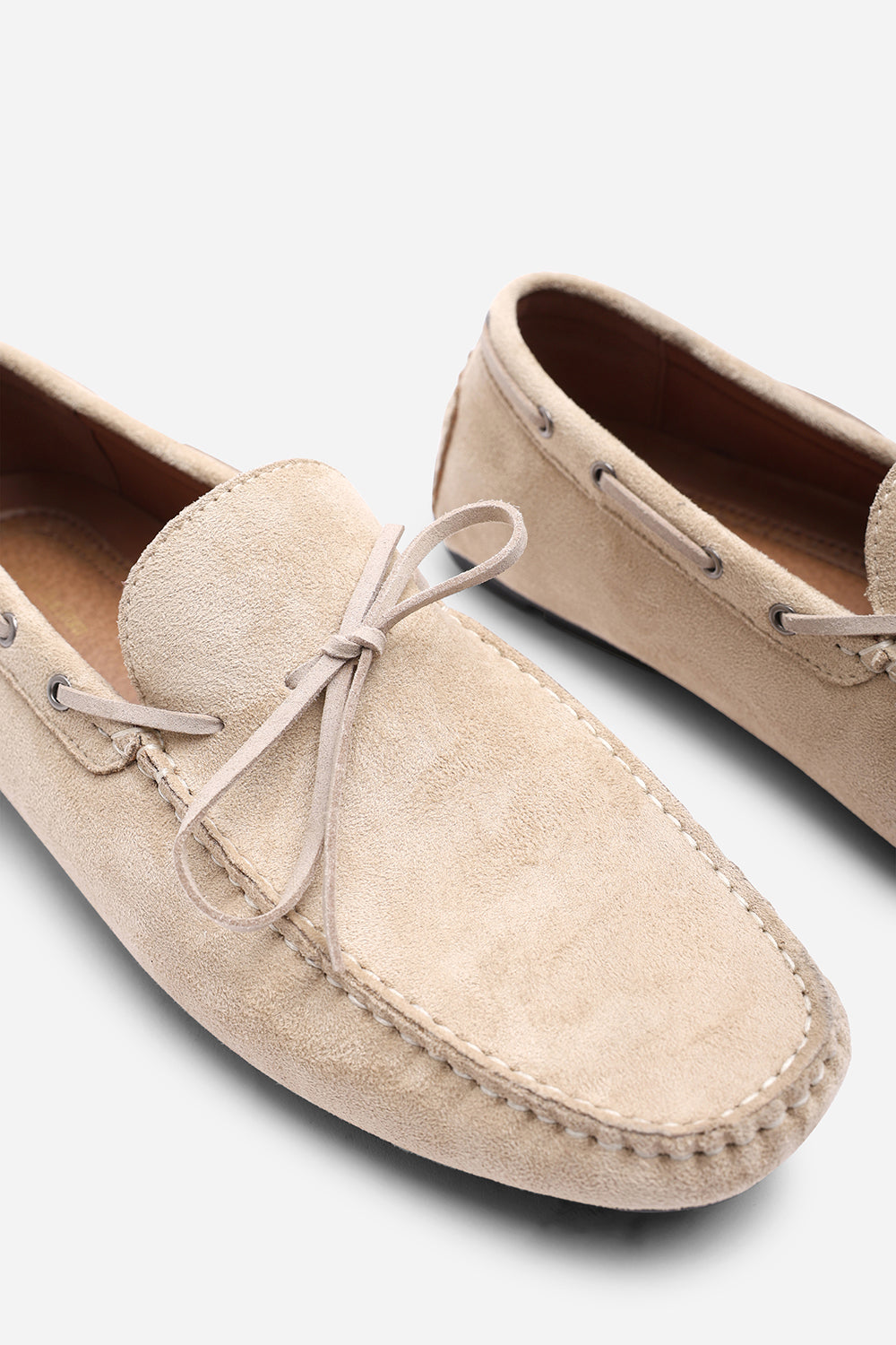 Carter Suede Slip on Lace Detail Loafer