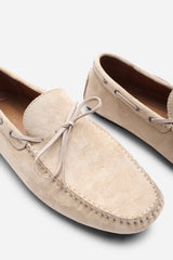Carter Suede Slip on Lace Detail Loafer
