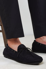 Carter Suede Slip on Lace Detail Loafer