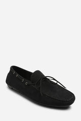 Carter Suede Slip on Lace Detail Loafer