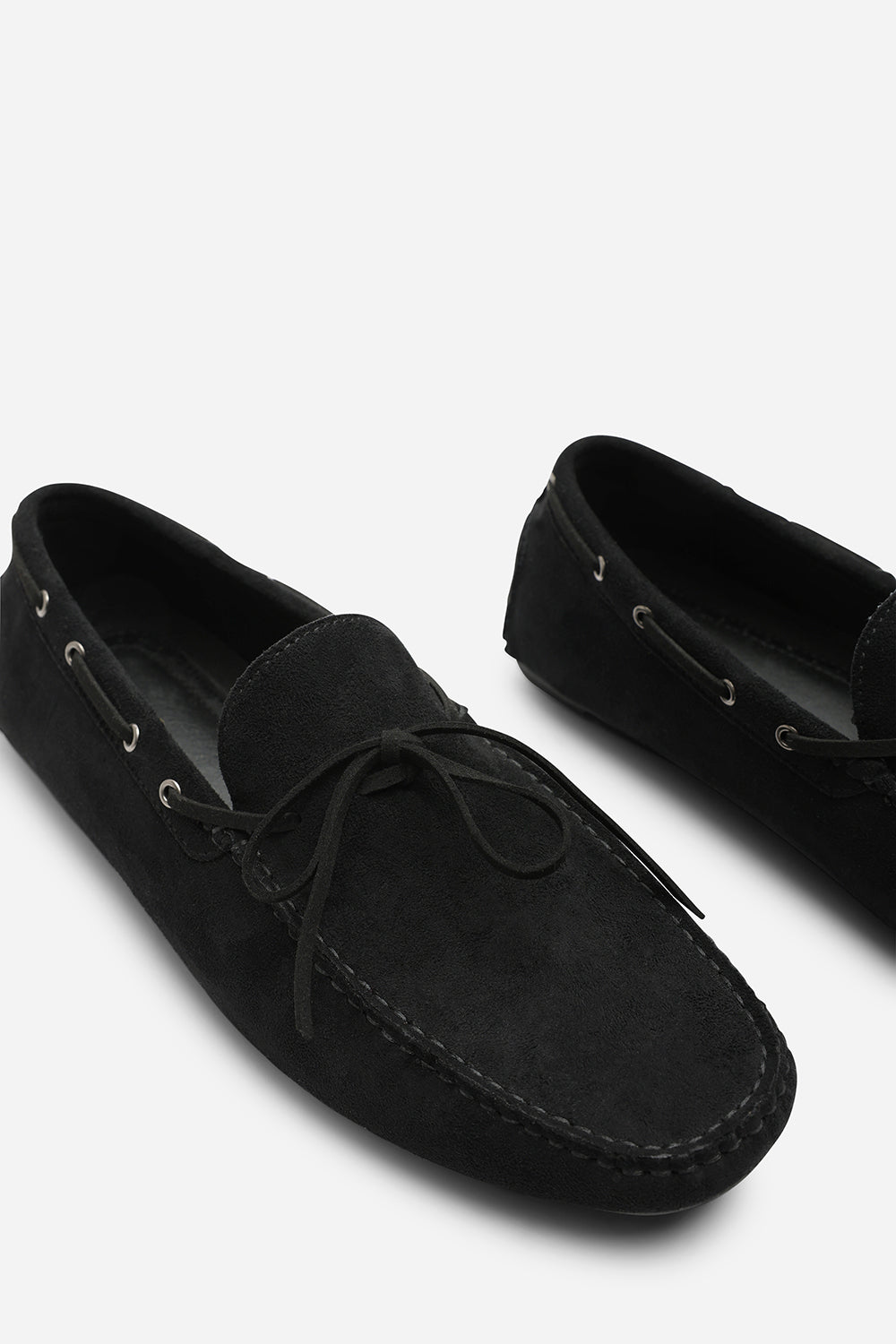 Carter Suede Slip on Lace Detail Loafer