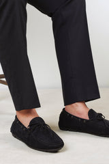 Carter Suede Slip on Lace Detail Loafer