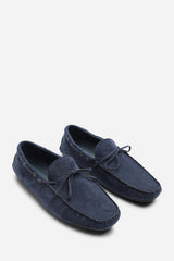 Carter Suede Slip on Lace Detail Loafer