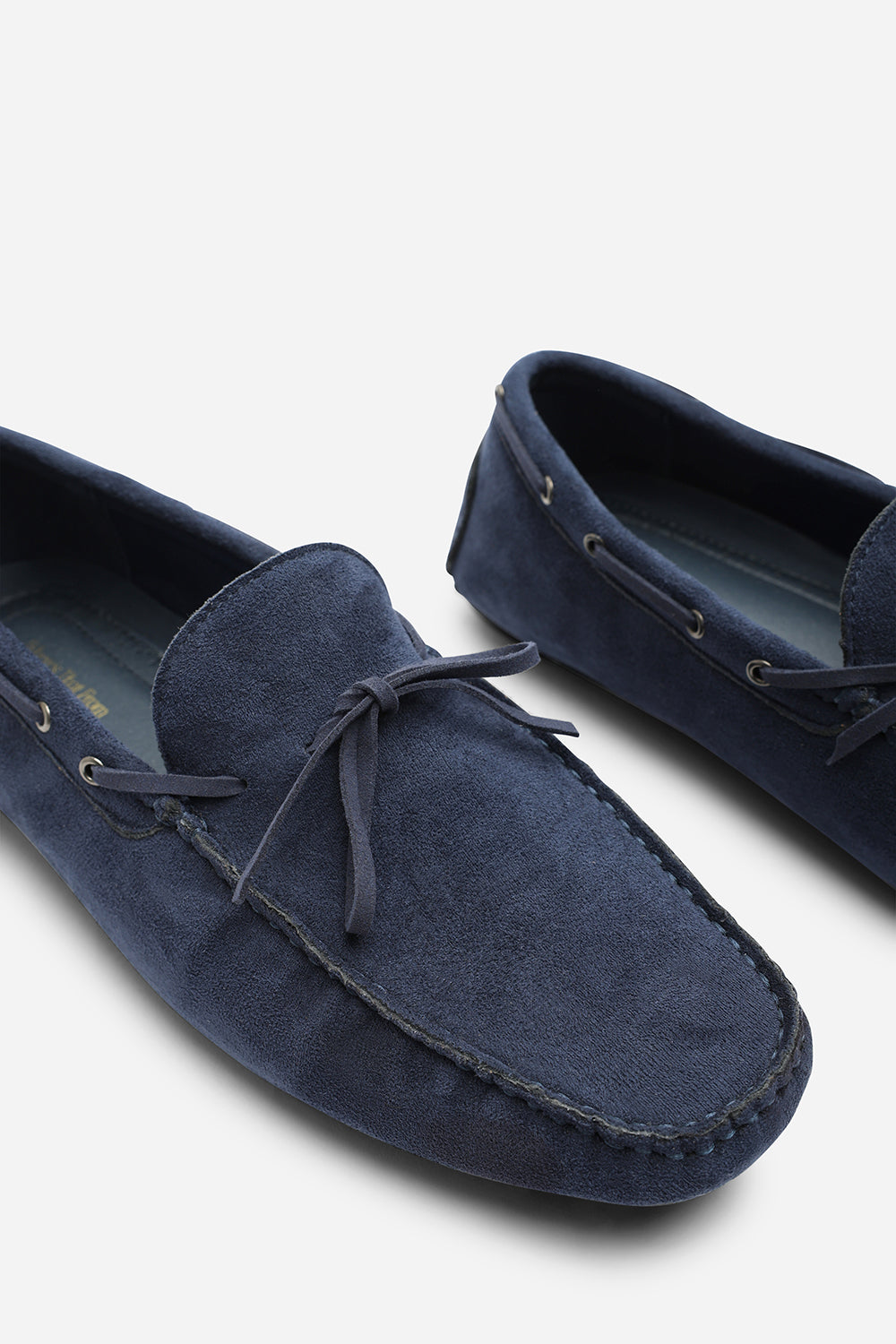 Carter Suede Slip on Lace Detail Loafer